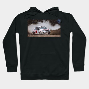 rally car dusty boy Hoodie